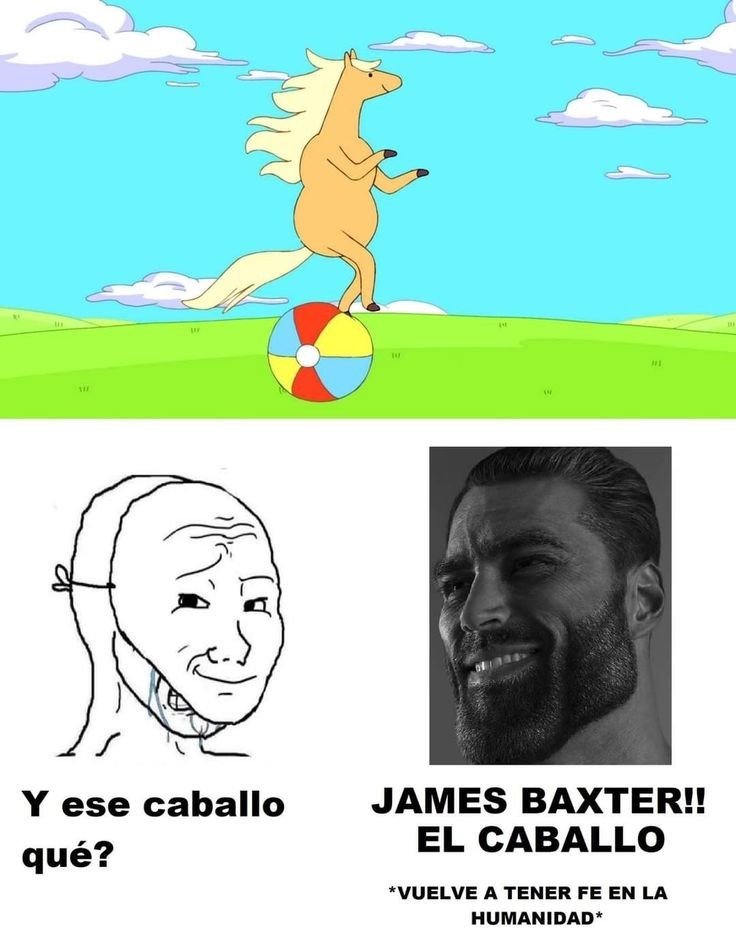 James baxter el mejor peronaje de HDA - meme