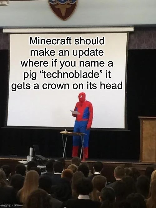 Technoblade never dies - meme
