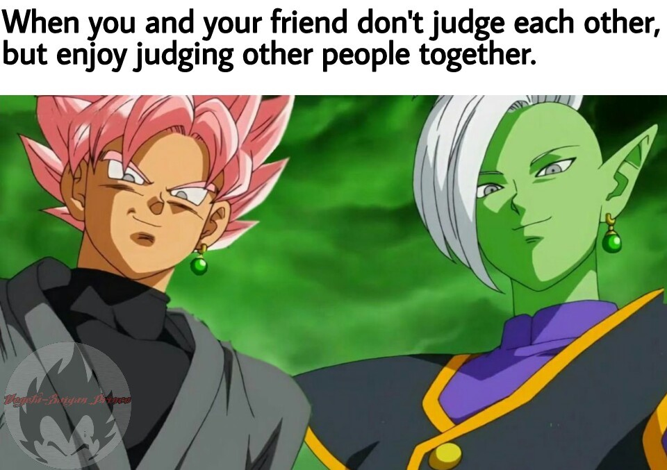 Judging others is a favorite passtime of mine as well - meme