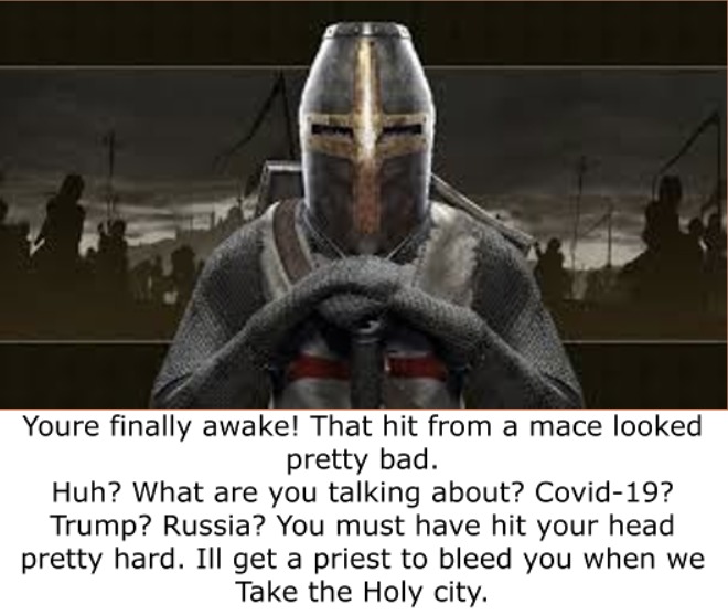 Crusaders were based - meme