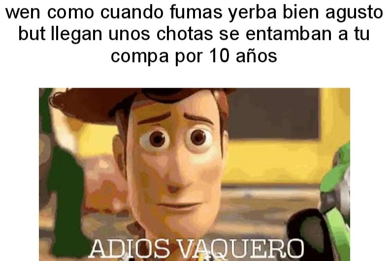 La subtrama del drogadicto de la esquina - meme