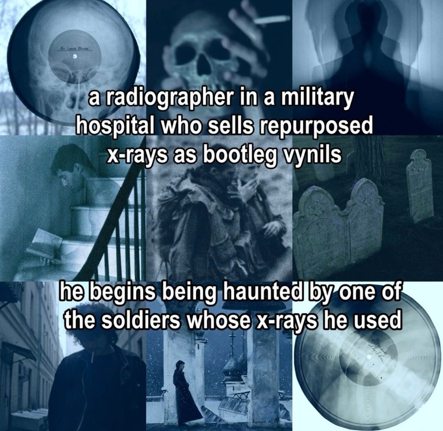 Dude sells bootleg vinyls made from haunted x-rays... and now he's got ghost beef - meme