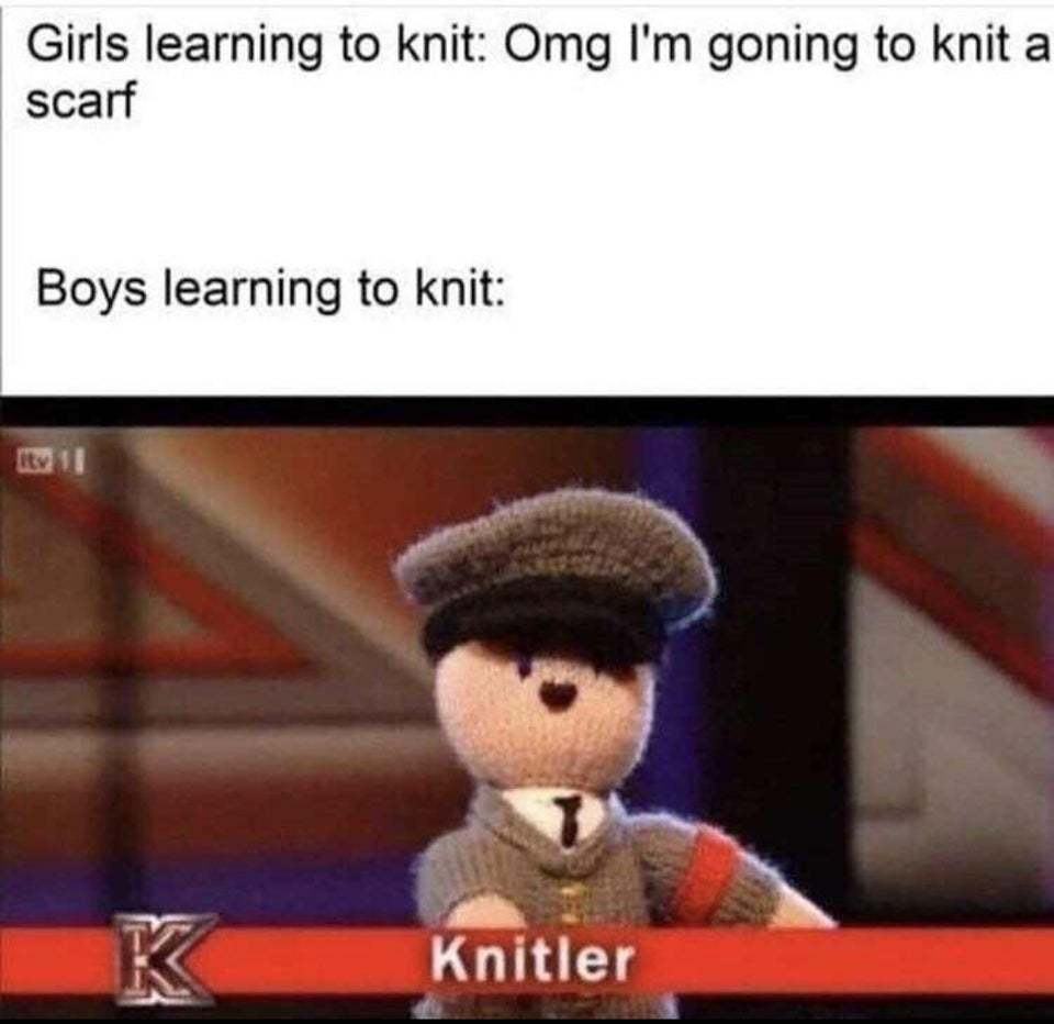 knitler - meme