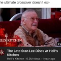 Stan lee dines at hell's kitchen