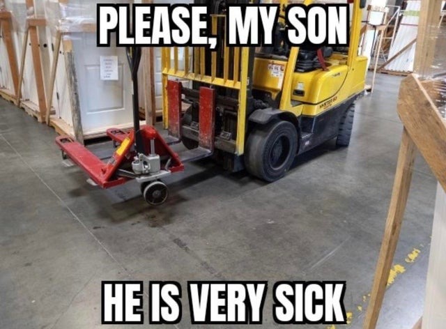 Help my son, i beg you - meme