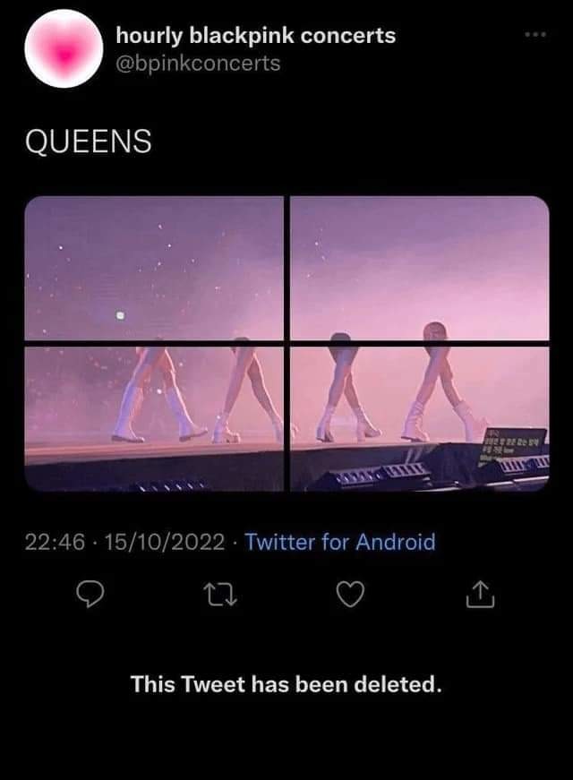 Queens *This Tweet has been deleted* - meme