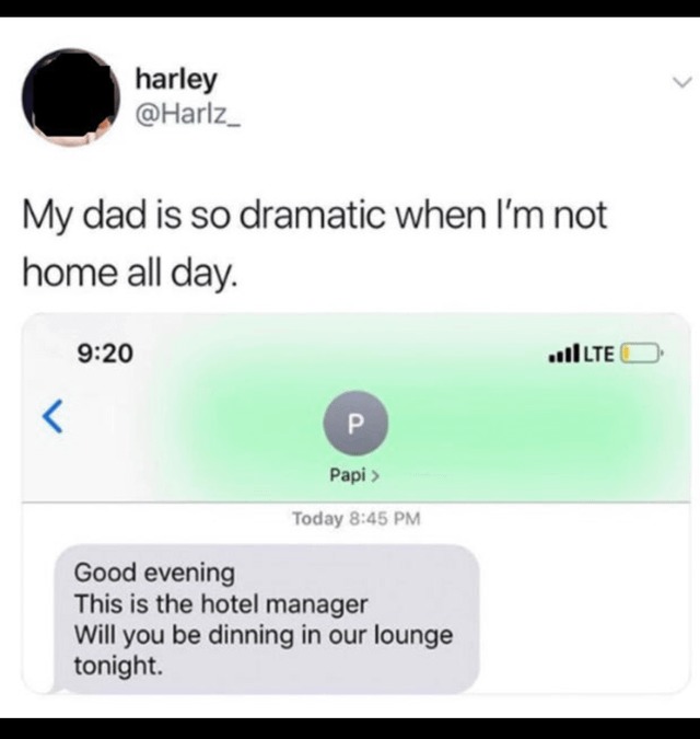 Dramatic dad - meme