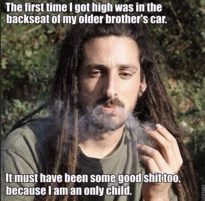 Remember kids, drugs are bad. Doesn’t this guy kinda look like a white Bob Marley though? - meme