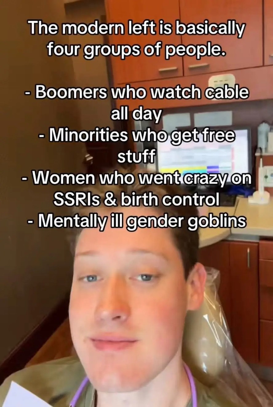The left is dying - meme