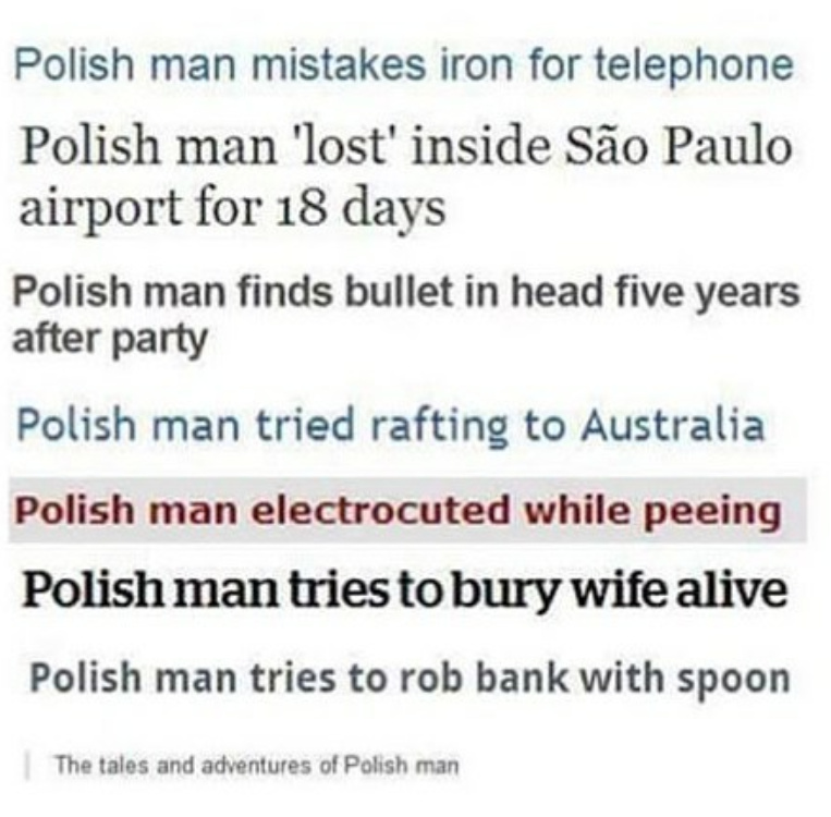 Polish man - meme