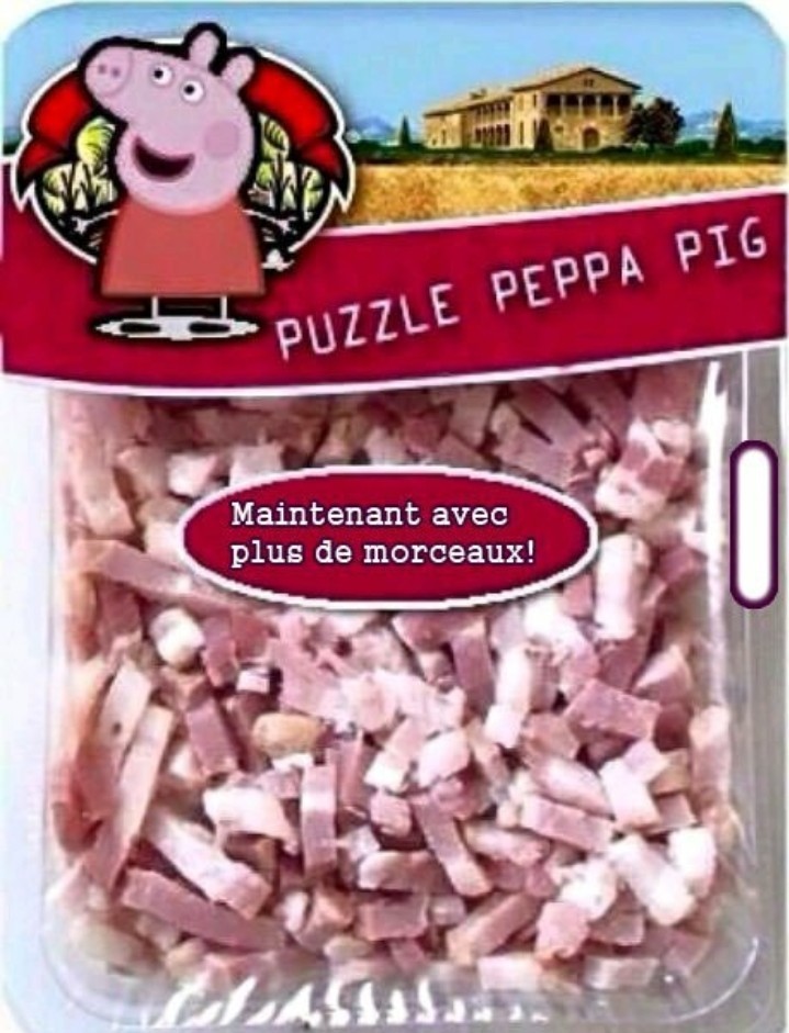 Puzzle pepa pig XD - meme
