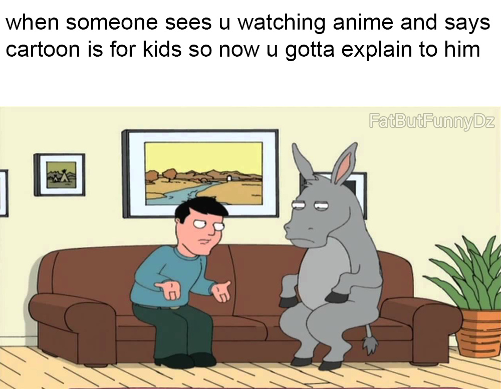 anime cartoon - meme