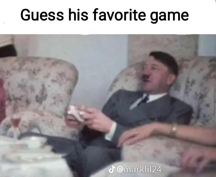 Guess his favorite game - meme