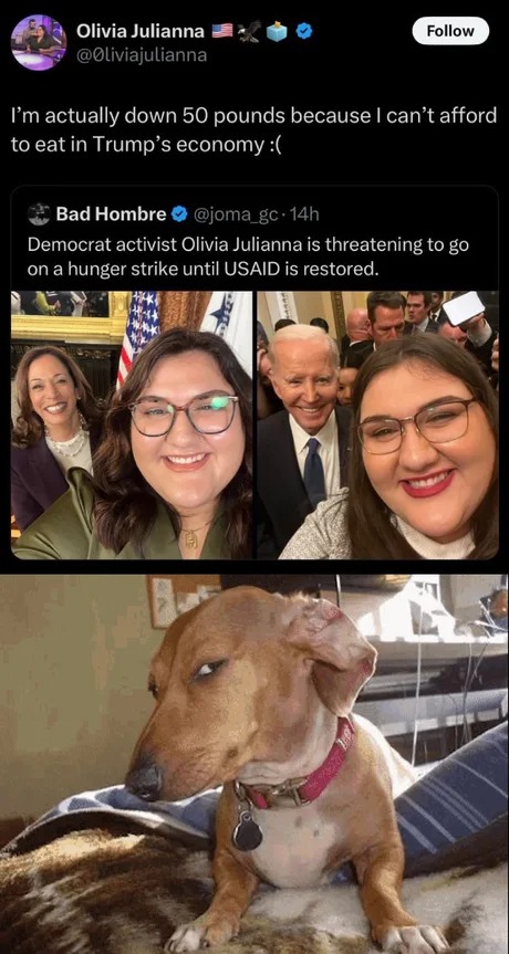 Olivia Julianna hunger strike meme news