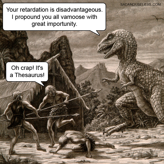 What's another word for "thesaurus"? - meme