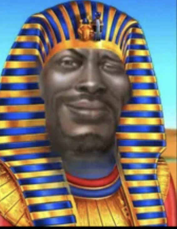 AncientEgyptian secretly black lol - meme