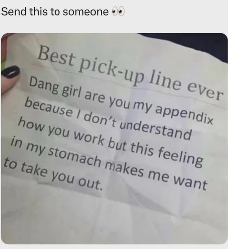 Best pickup lines to send to your crush - meme