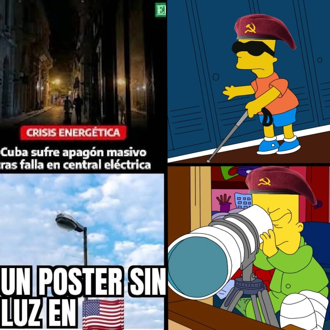 Cuba sin luz otra vez - meme