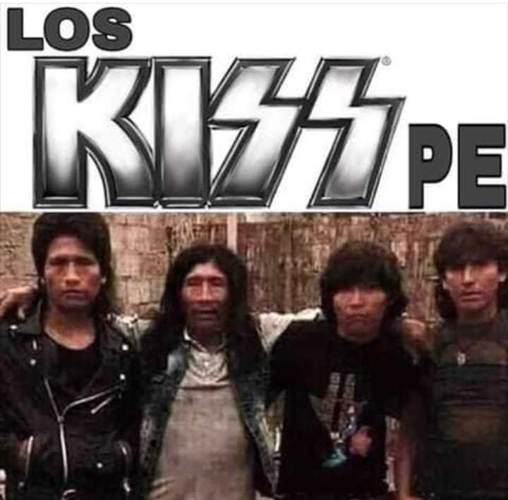 KISS peruanos - meme