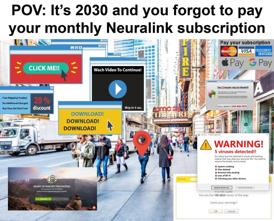 Neuralink Subscription - meme