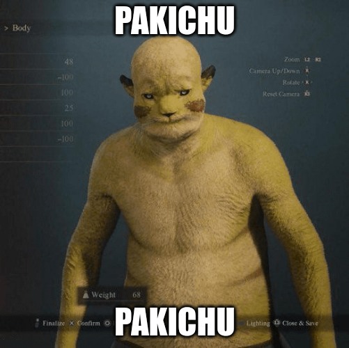 Pikachu maldito - meme