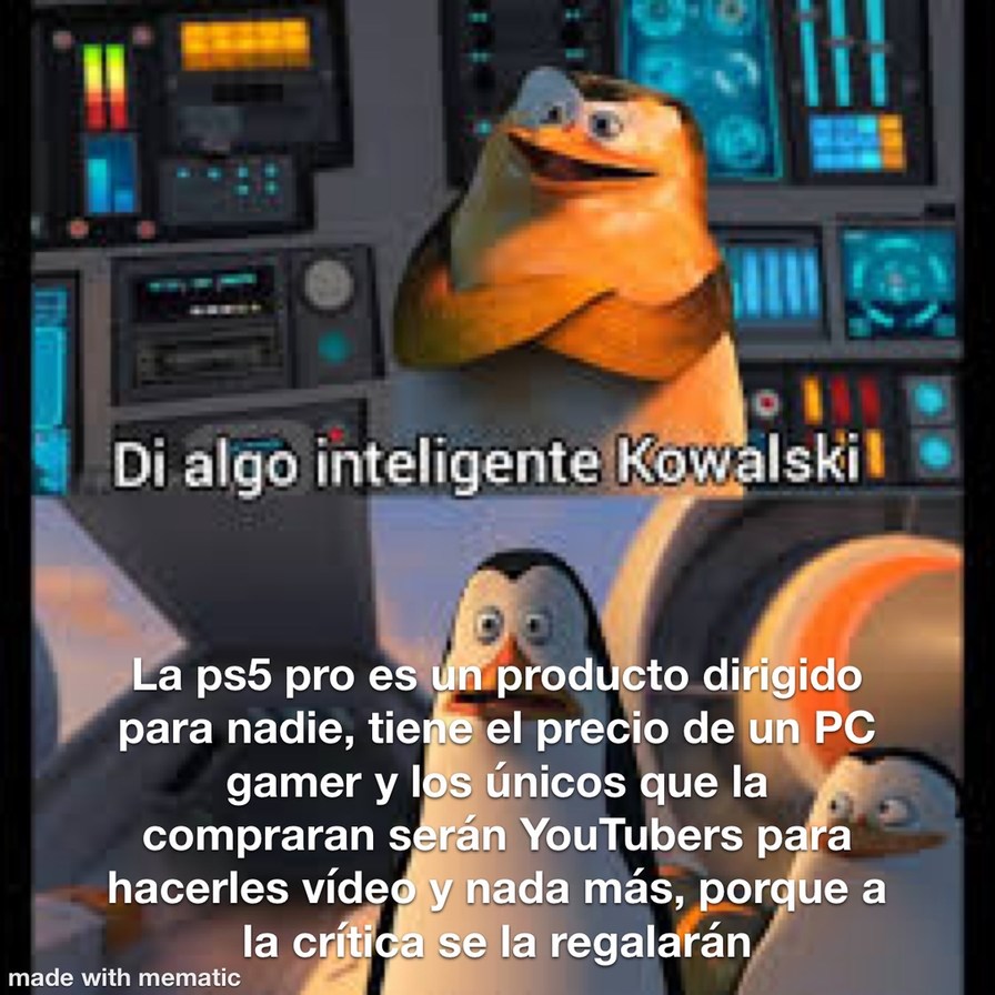 Si ya la ps5 normal no merece mucho la pena la por aún menos - meme