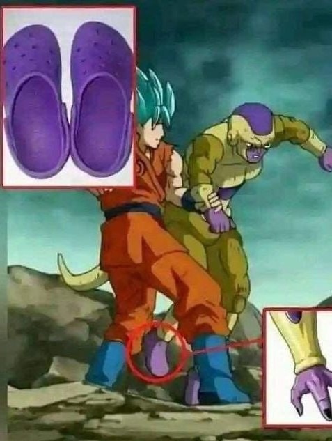 unas crocs guapas lleva freezer - meme