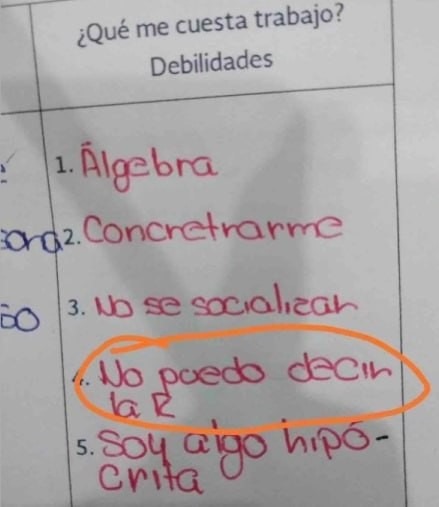 Y cuales son tus debilidades? - meme
