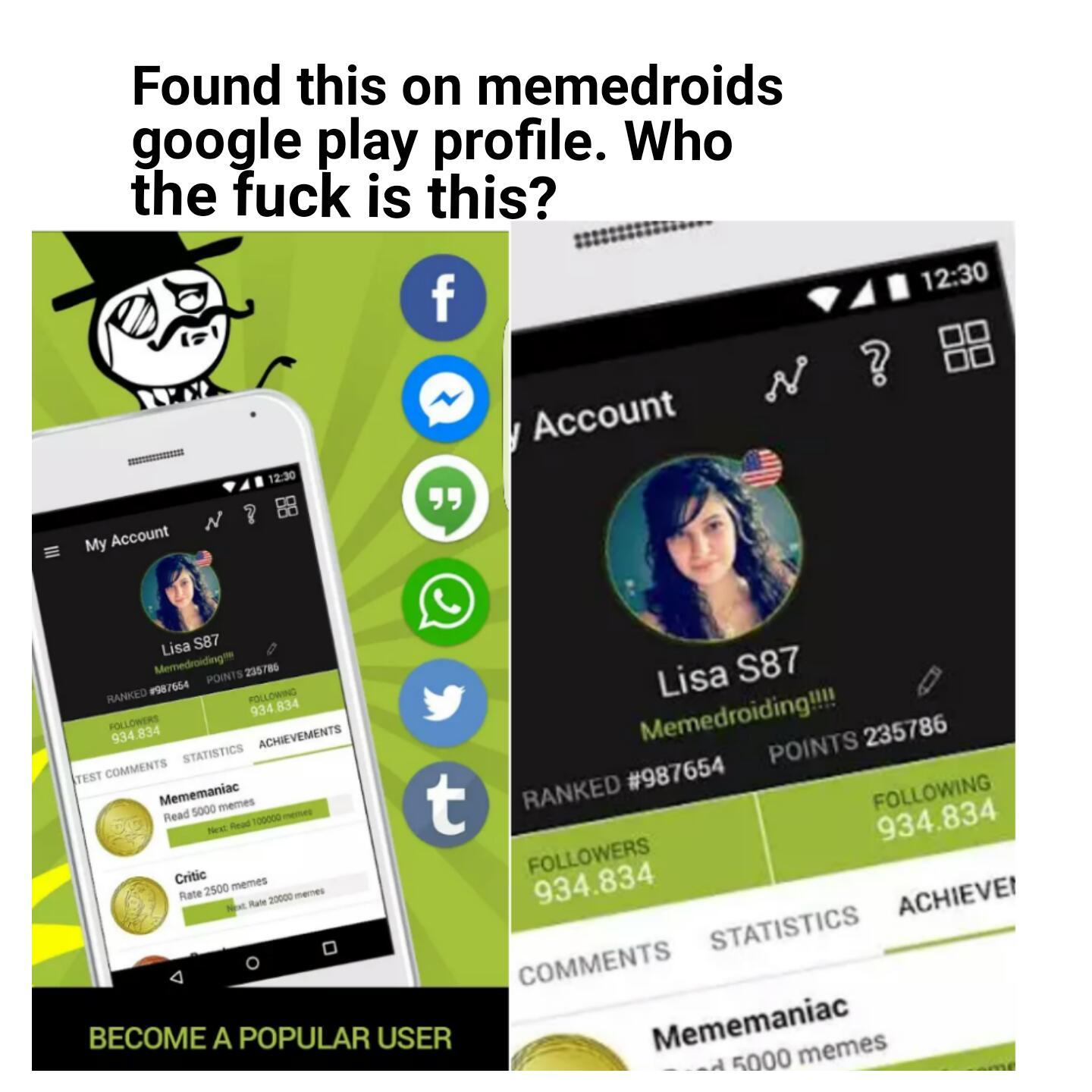 The legend of Lisa S87 - meme