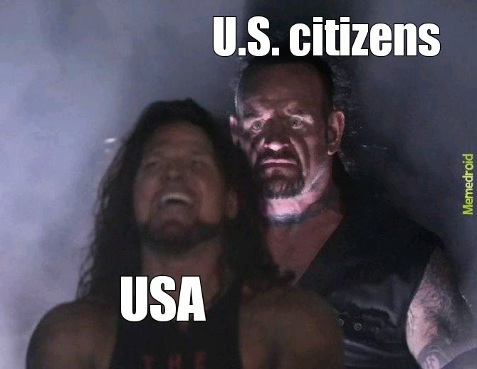 USA is kinda fucked ngl - meme