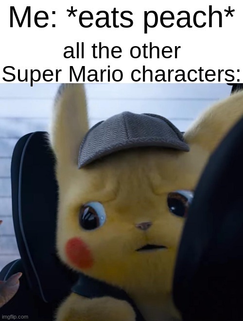 Super Mario characters when - meme