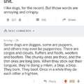 3rd comment is fucking dogs