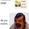 facebook page and moms