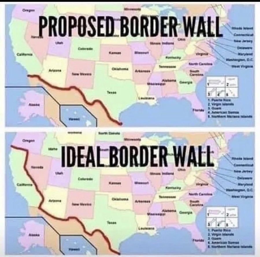 Presenting the Mexifornia Wall - meme