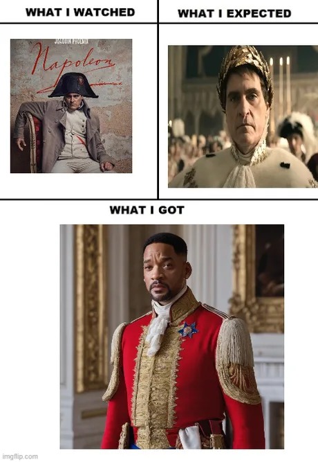 Will Smith as Napoleon - meme