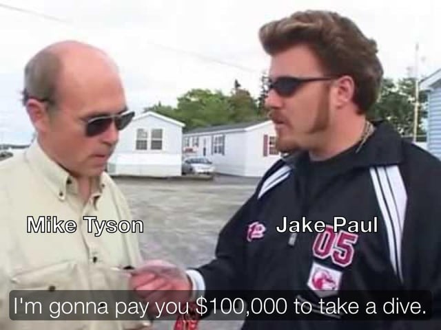 Mike Tyson Jake Paul fight meme