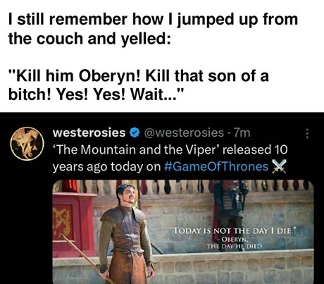 Game of thrones when it was awesome - meme