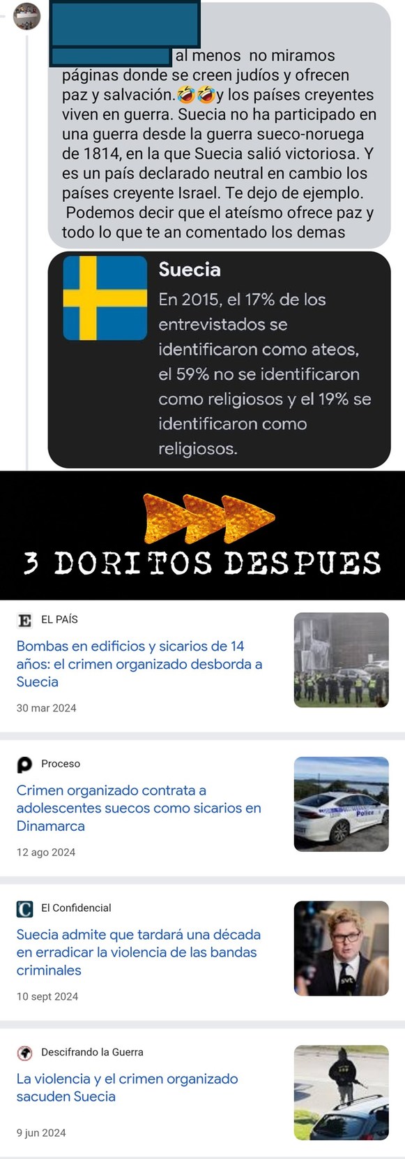 En ningún lugar del mundo hay paz. Se tenía que decir y se dijo. - meme