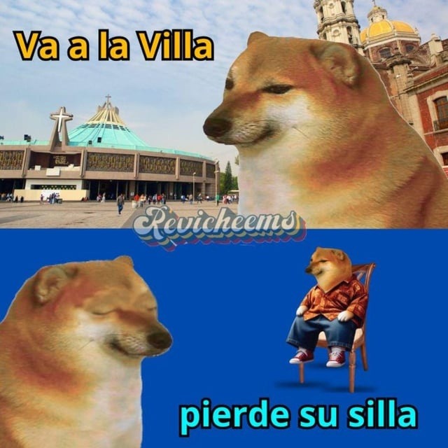 Quien se va de la silla, pierde su reino - meme