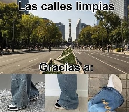 calle limpia humor inesperado - meme