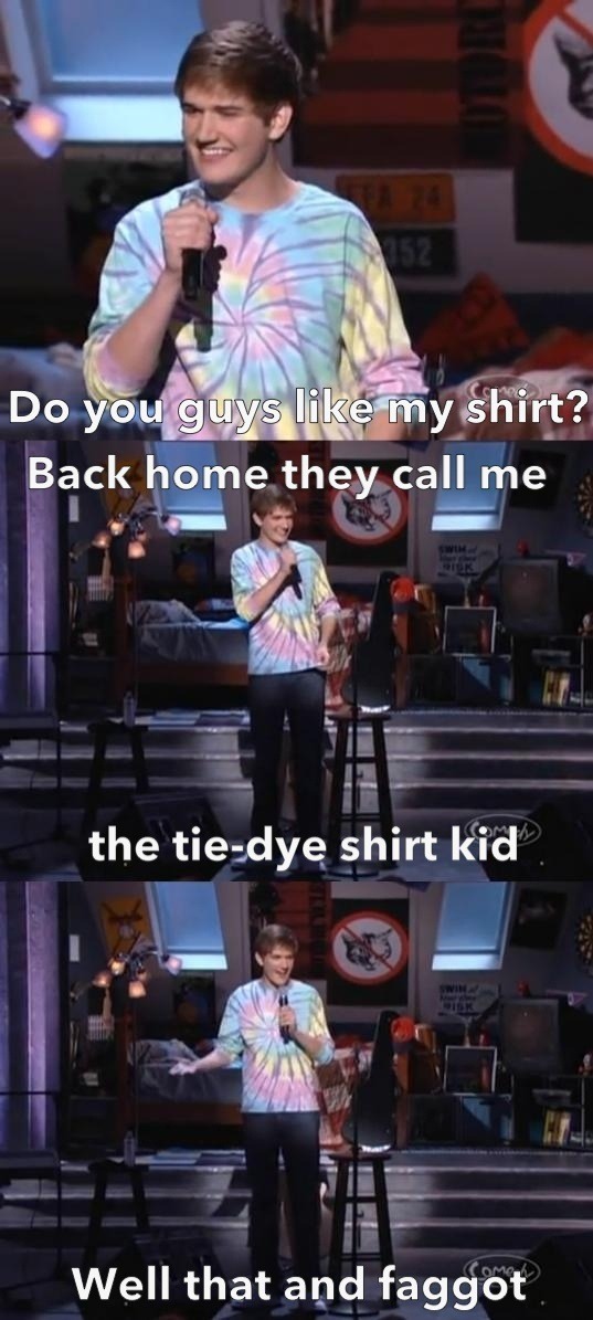 tie-dye shirt - meme