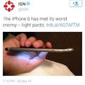 Iphone 6 warps when in your pocket. wow lol