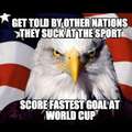 Team USA, good at war, and now soccer!