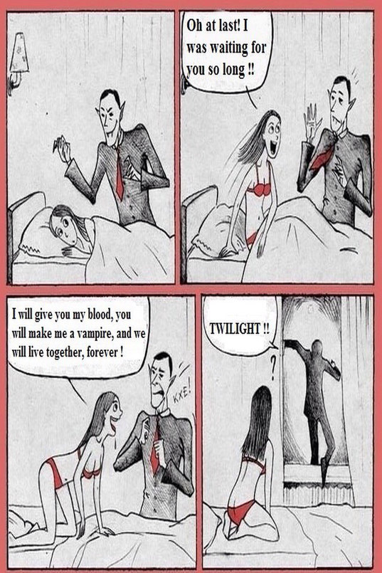 Poor vampires.. Twilight ruined everything. - meme