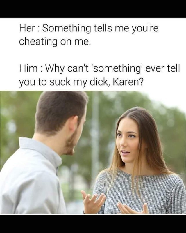 Let's get physical Karen - meme