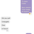 OwO: Now in French!