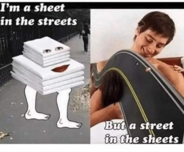 Imma shit in the shtreets - meme