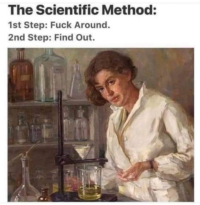 The scientific method - meme