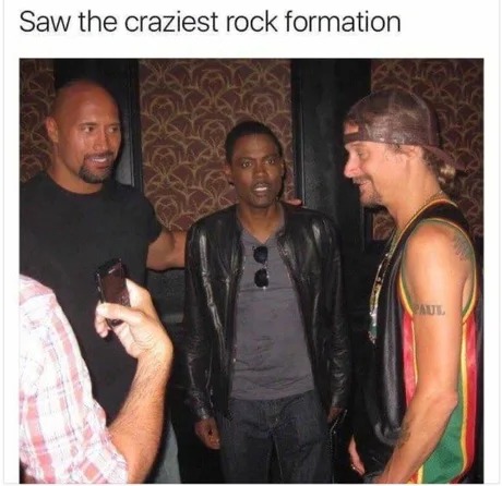 Craziest rock formation - meme