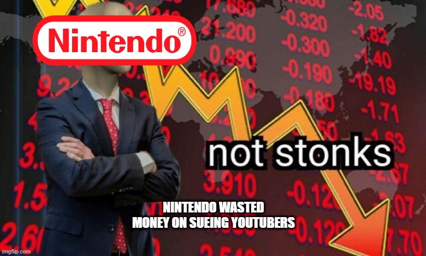 Nintendo stonks - meme